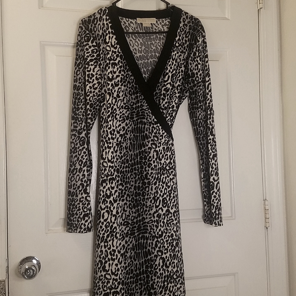 Leopard Wrap Dress
